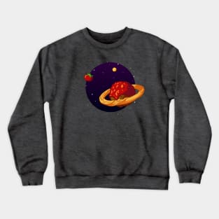 Pasta Saturn Crewneck Sweatshirt